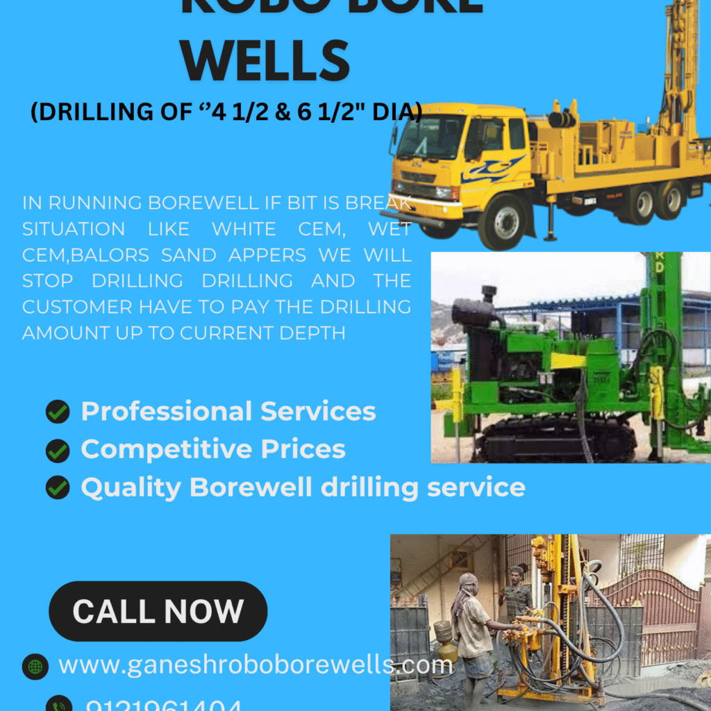 Borewells in Secunderabad – Ganesh Borewells in Hyderabad - Call - 9121961404 borewells in secunderabad